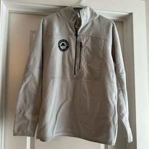 NWT Light Blue Half-Zip Pullover with Marco Island Logo